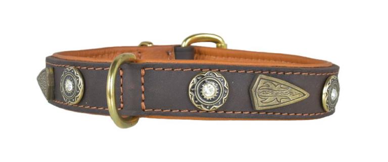 Hundehalsband leder schmuckhalsband