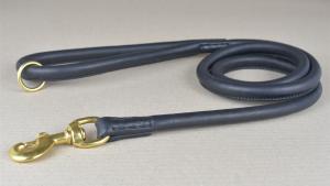 Rundgenähte Hundleine 130 cm.